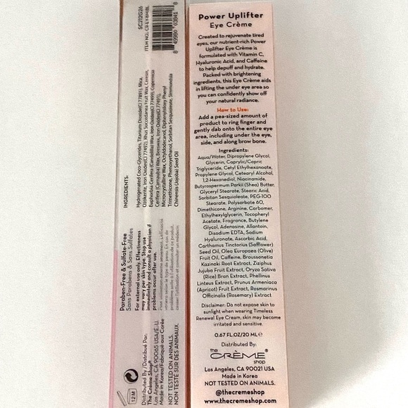 The Crème Shop Brow Pencil & Spooley Blonde / Power Uplifter Eye Crème Vitamin C - Picture 3 of 7